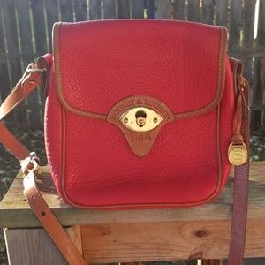 Dooney and Bourke red vintage crossbody